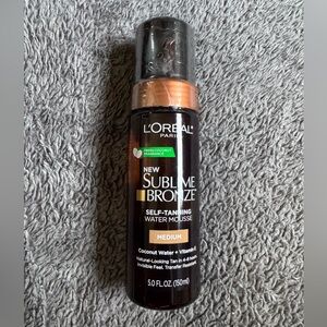 NWT L’Oreal Paris Sublime Bronze Self Tanning Water Mousse